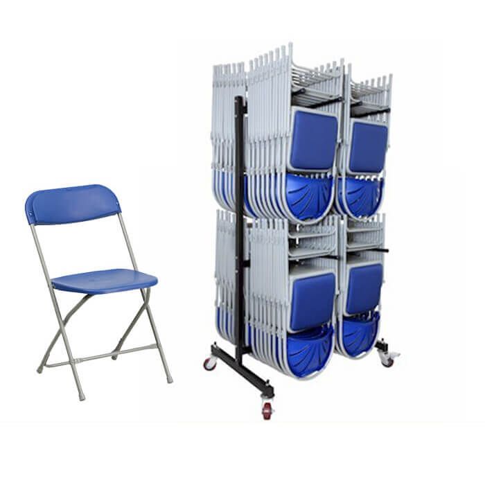 112 Economy Plastic Folding Chairs Bundle