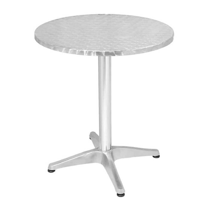 Round Aluminium Bistro Table - 2 Foot 3 Inch