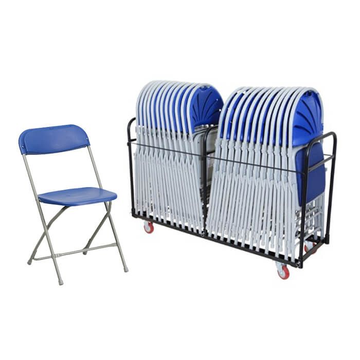 48 Economy Plastic Folding Chairs Bundle