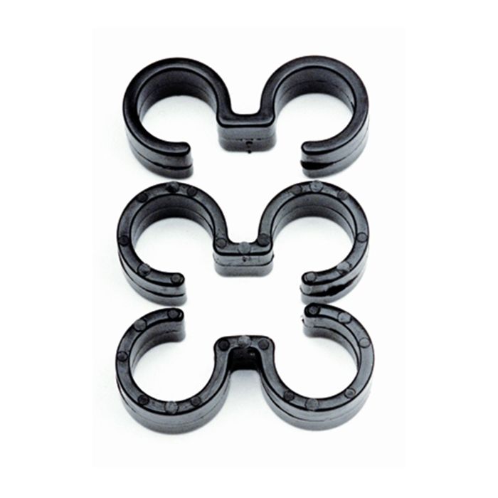 Plastic folding chair linking clip black
