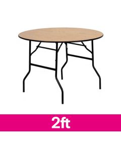 Round 2 Foot Wooden Event Table