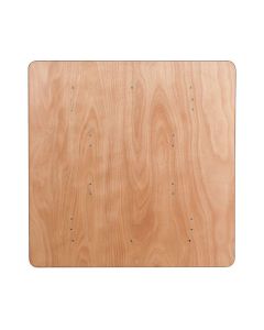 Square 2 Foot 6 Inch Wooden Event Table