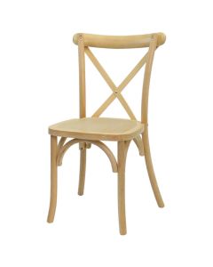 Crossback Event Chair | Light Oak