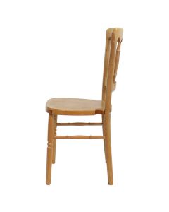 Profile view of natural Cheltenham chair