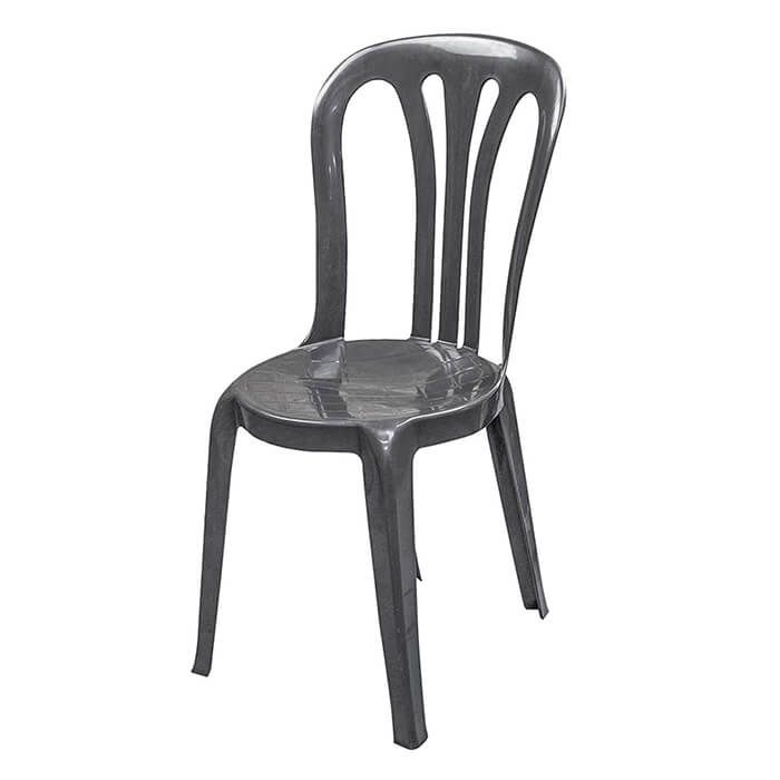 Garrotxa Plastic Stacking Chair | Black