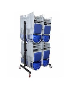Folding Chair Trolley - Double Row Two Columns