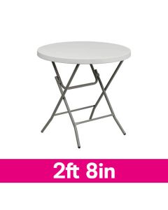Round 2 Foot 8 Inch Plastic Event Table