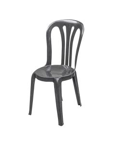 Garrotxa Plastic Stacking Chair | Black