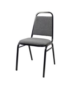 Steel Event Chair | Black Vein Grey Fabric