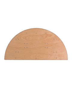 Semi Circle 5 Foot Wooden Event Table