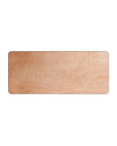 Rectangle 5 Foot by 2 Foot 6 Inch Wooden Event Table