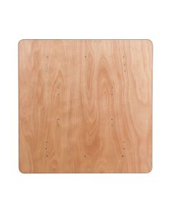 Square 3 Foot Wooden Event Table